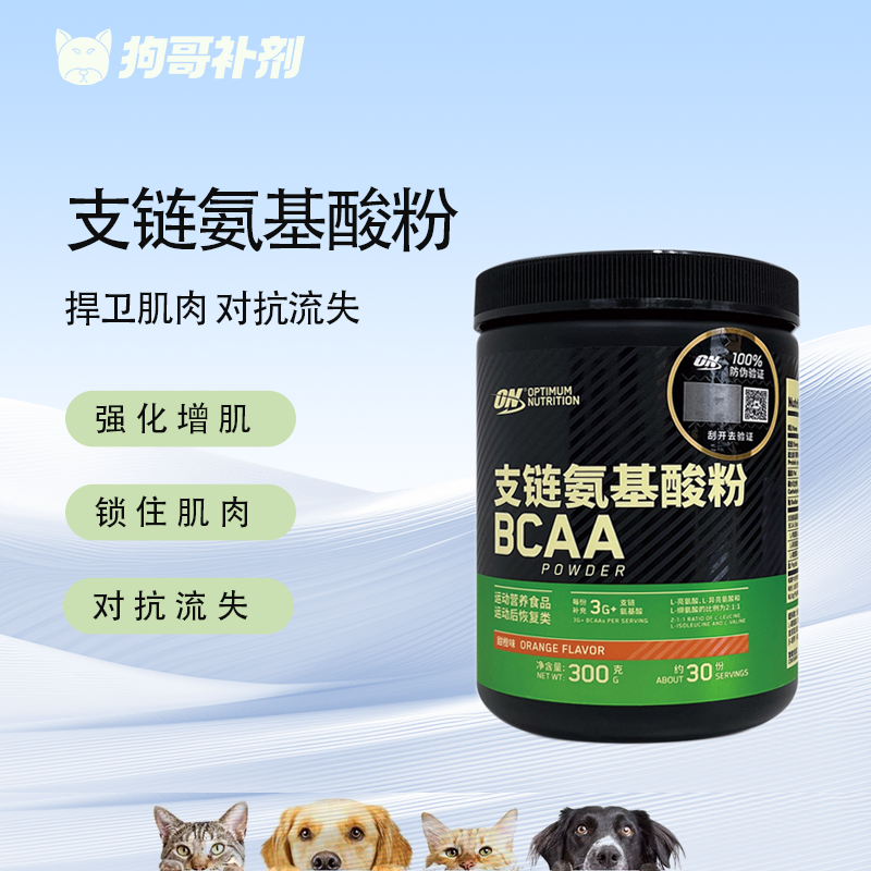 on支链氨基酸粉 300克 甜橙味 男女健身粉
