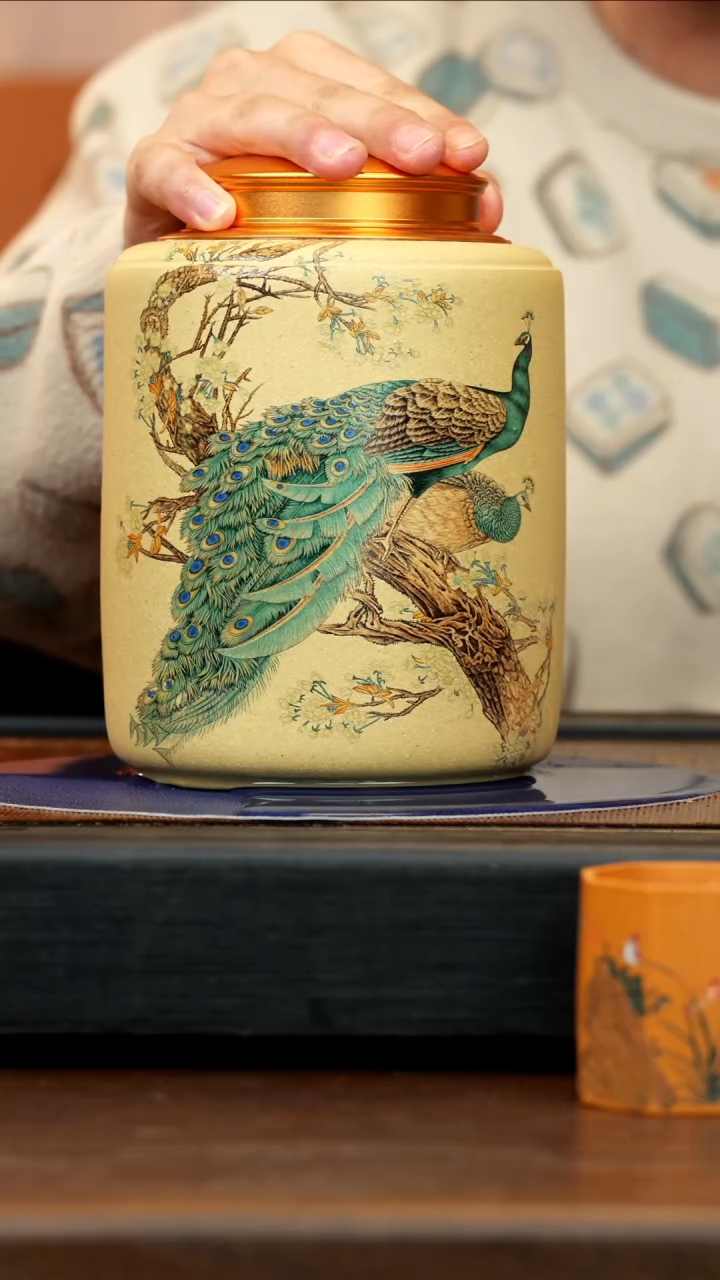 【闪购商品】紫砂茶壶团团紫砂精选茶叶罐