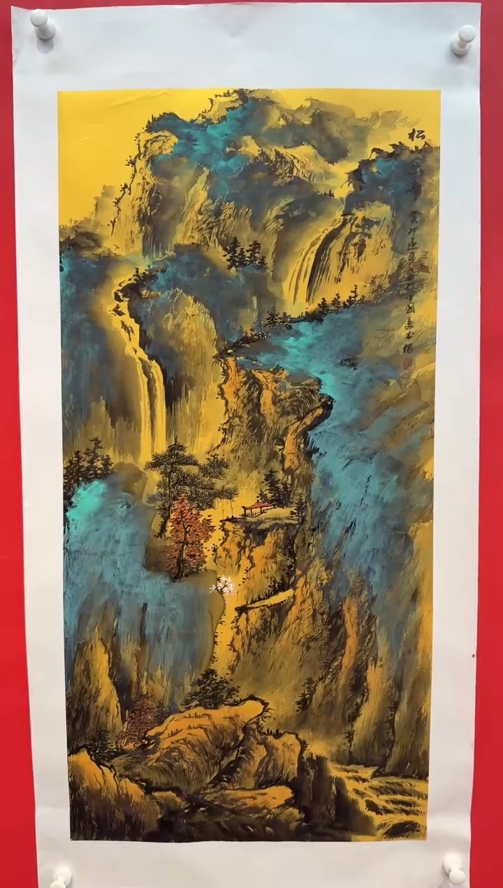 国画画家陆远华纯手绘原作