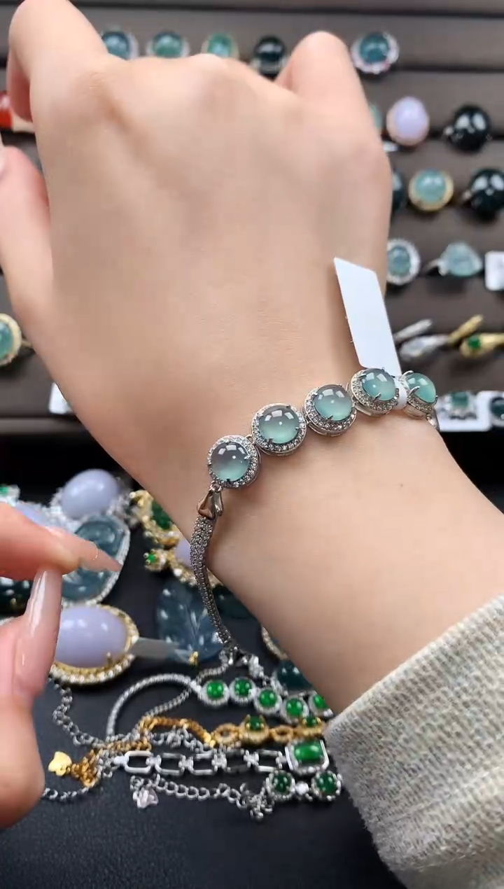 【闪购商品】翡翠戒指银S925镶嵌432432432