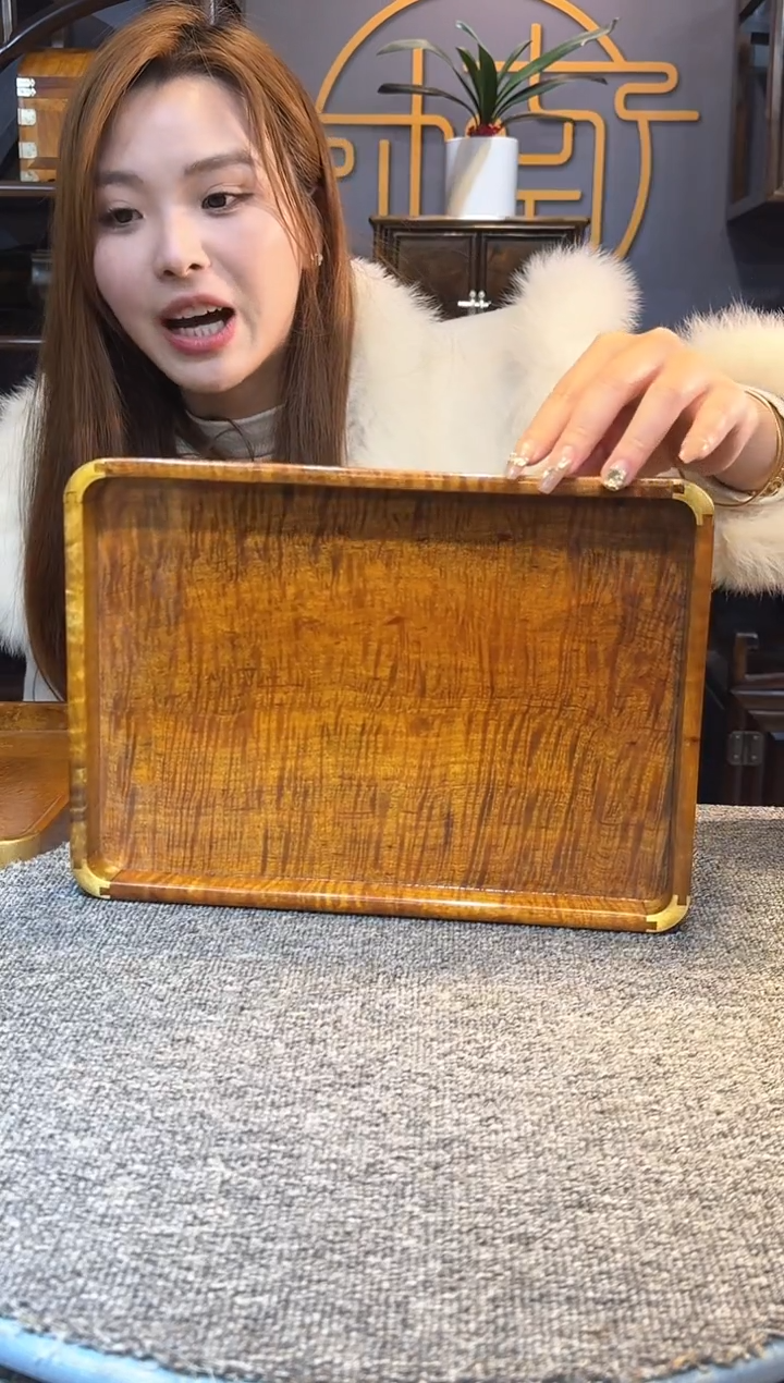 【闪购商品】乌木类成套家具托盘Y14
