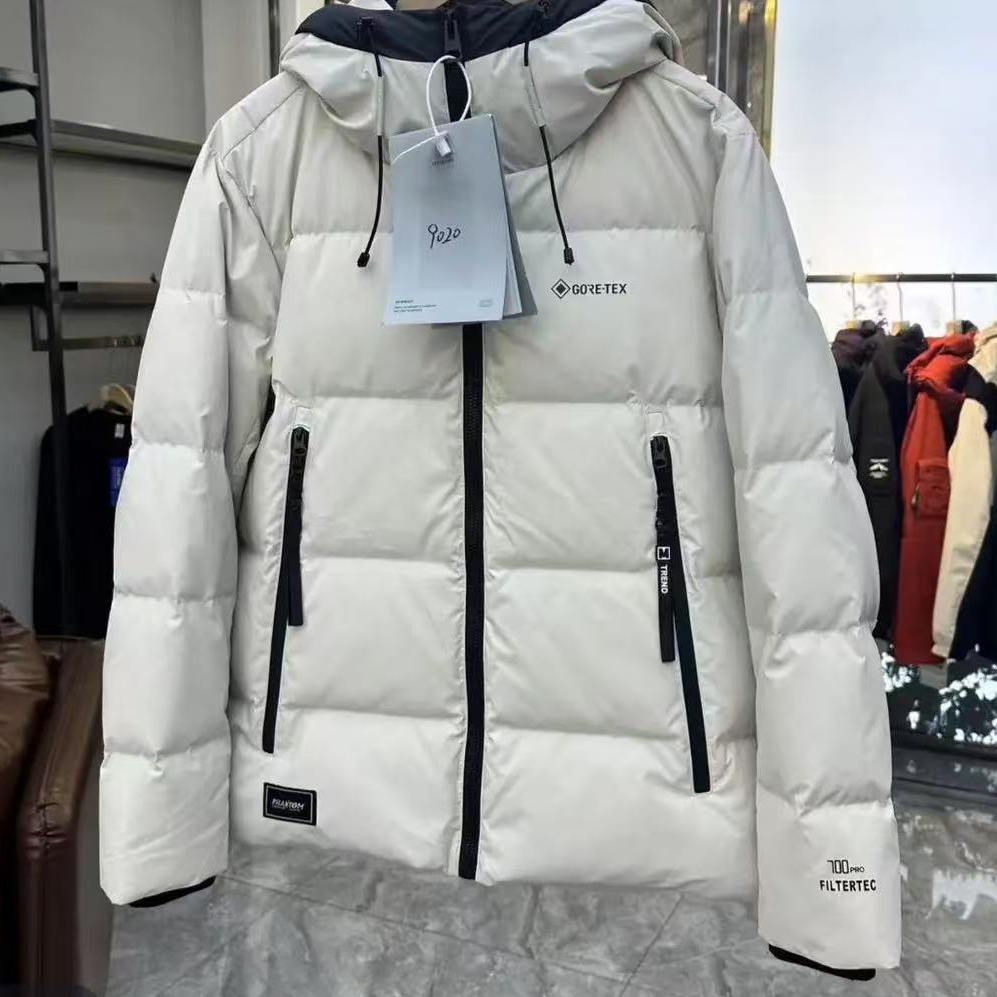 9020米白【冬季暖阳】新款男女同款防寒连帽保暖外套（剪标款）