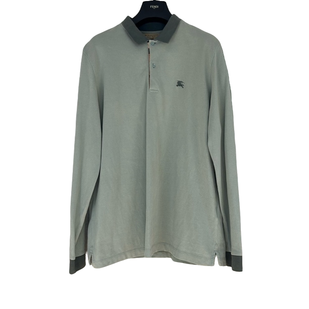 未使用 BURBERRY/博柏利 淡青色战马刺绣logo长袖41983