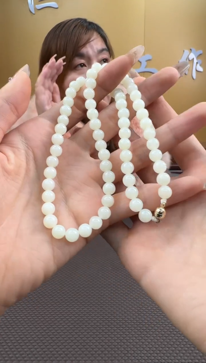 【闪购商品】和田玉项链未镶嵌7mm