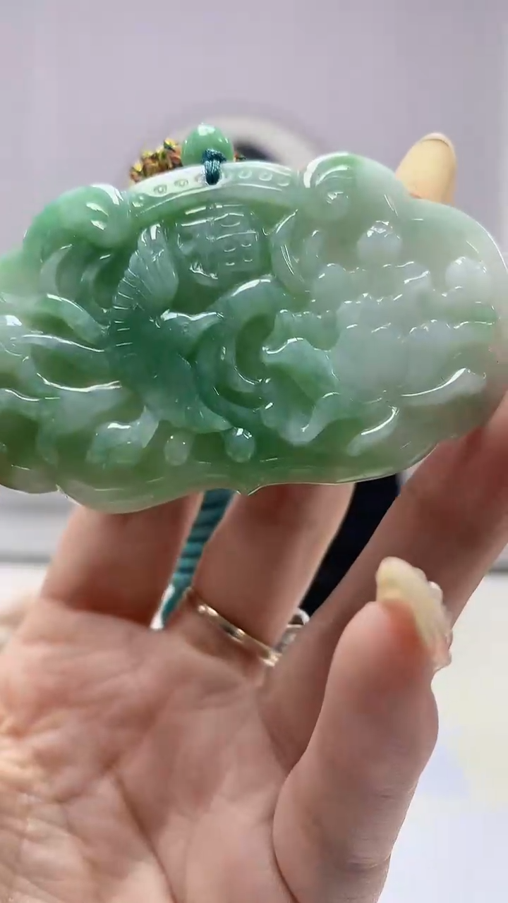 【闪购商品】定制翡翠未镶嵌0405DD-毛货挂件17