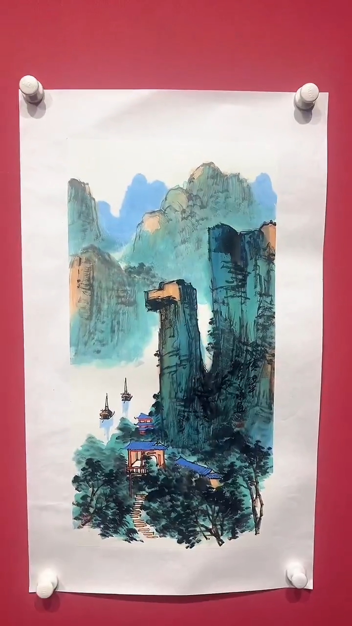 国画陈之谦-2平尺-国画