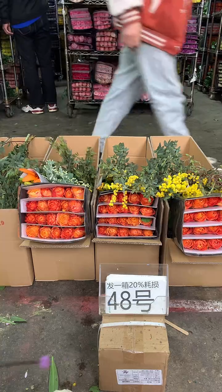 48号♥中通含20%耗损发一箱鲜花