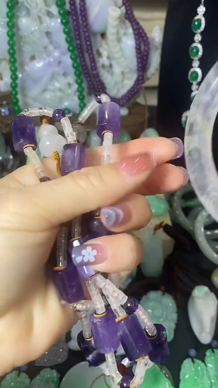 颈饰未镶嵌翡翠手链