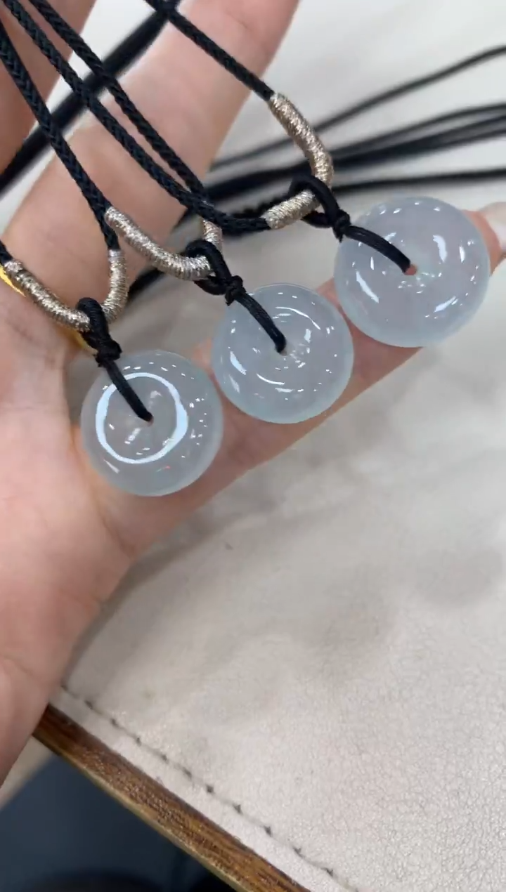 吊坠(不含链)未镶嵌翡翠平安扣多样性发货1件