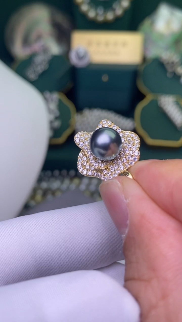 【闪购商品】海水珍珠颈饰银S925镶嵌9-10