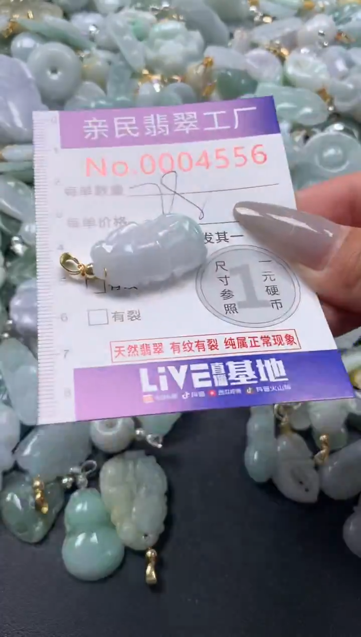 颈饰未镶嵌翡翠4556