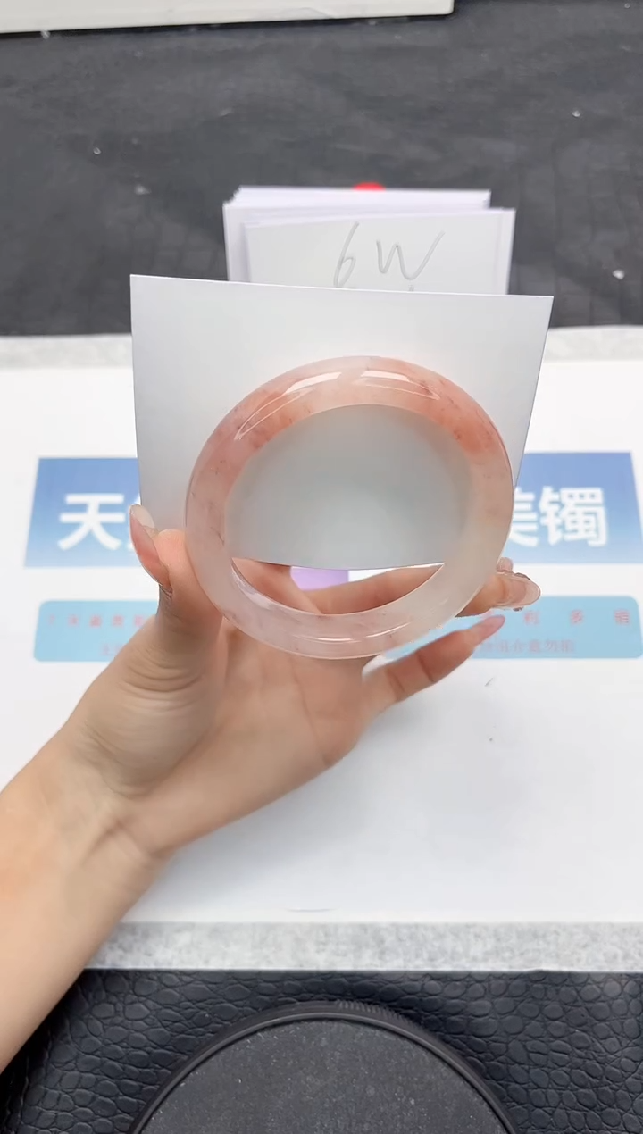 【闪购商品】石英质玉手镯未镶嵌L294-60