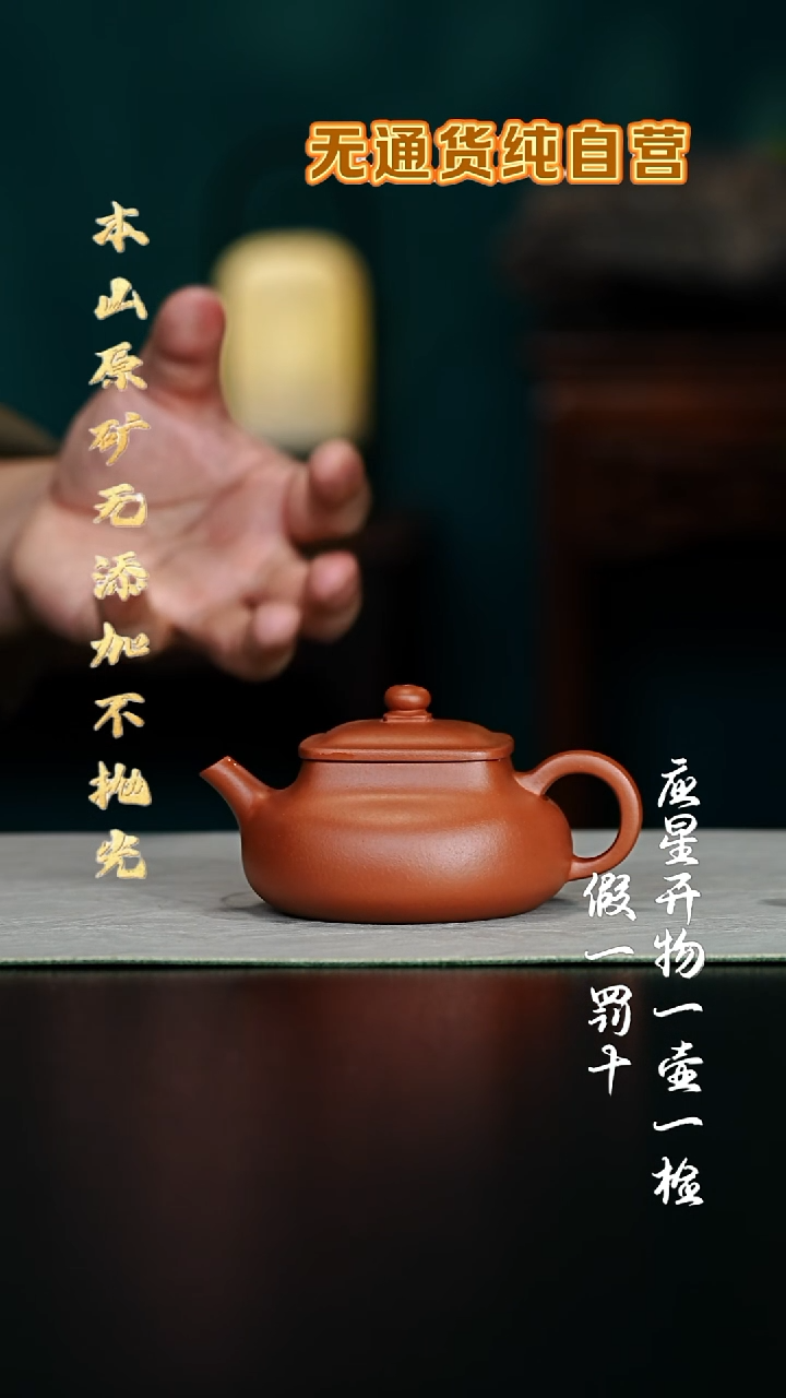 茶壶紫砂全砂朱泥 乾坤 170cc