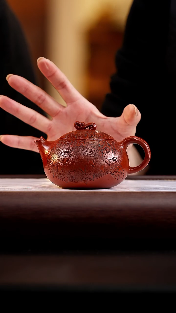 26 朱泥大红袍河豚西施