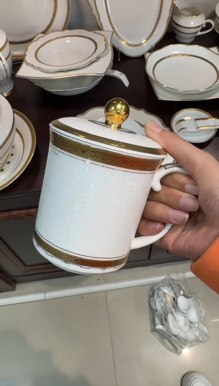 【闪购商品】瓷片会议杯福利款 微瑕