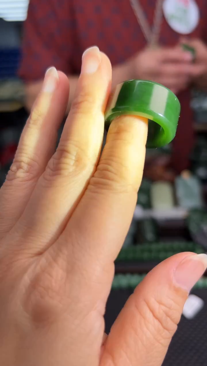 【闪购商品】和田玉戒圈未镶嵌20圈口