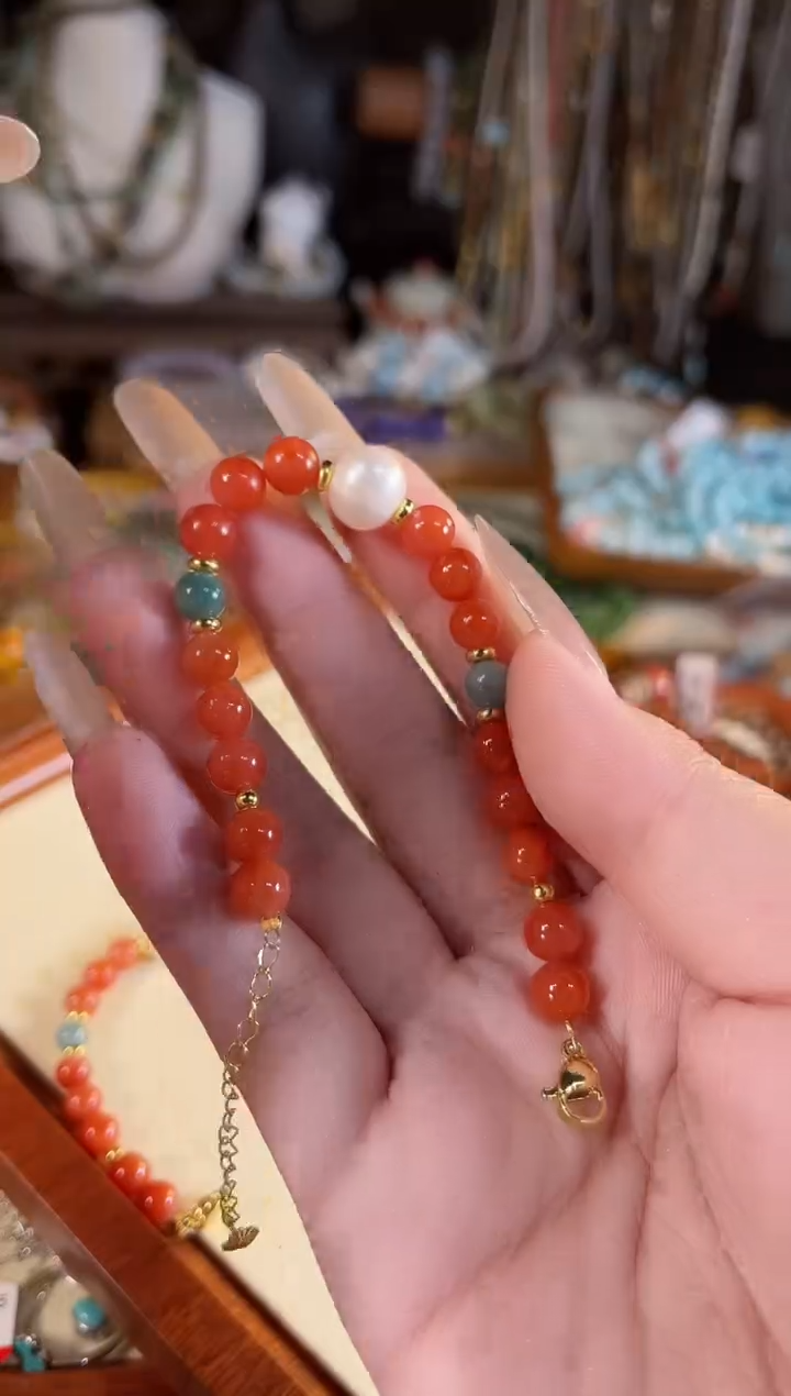 【闪购商品】南红玛瑙手链未镶嵌多样性发货其一