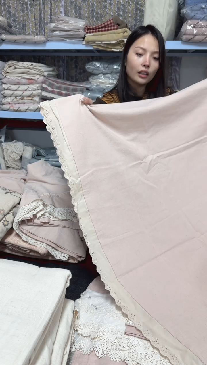 棉棉单被套棉麻  