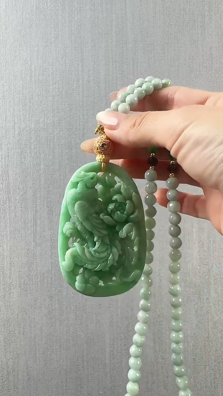 颈饰未镶嵌翡翠凤凰