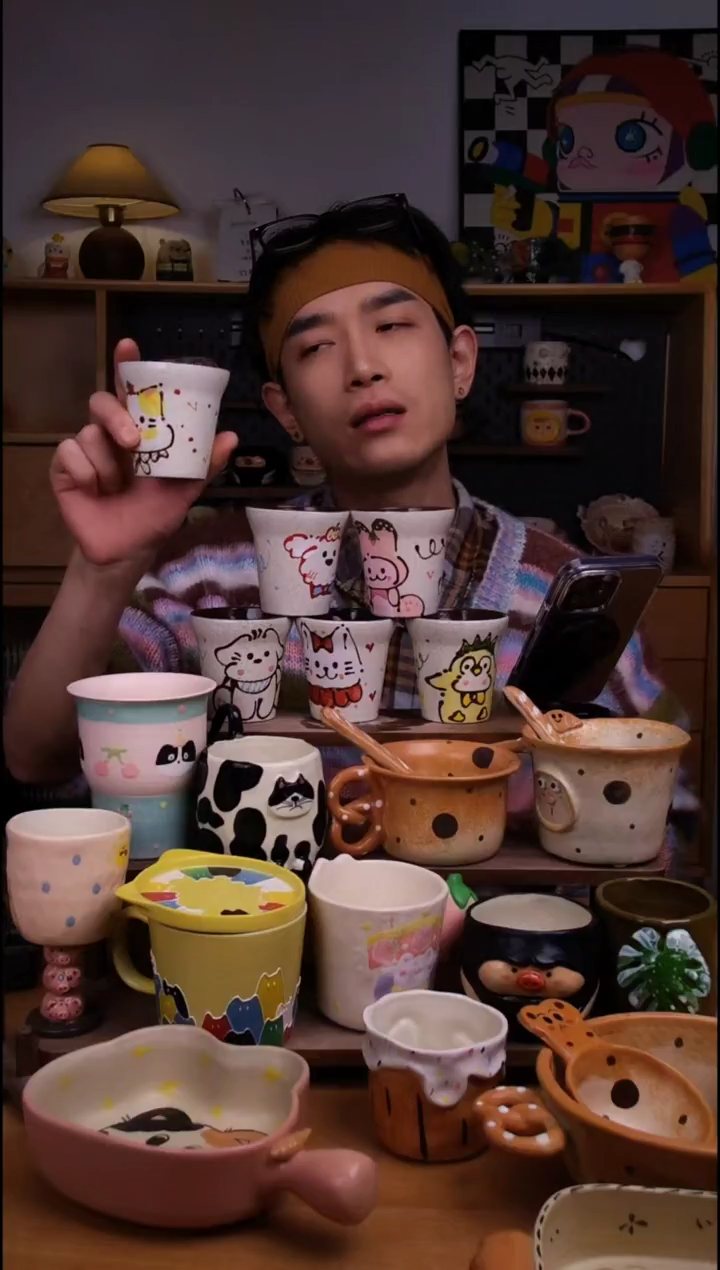 杯子陶6款不定向发货1只！景德镇设计师款陶瓷