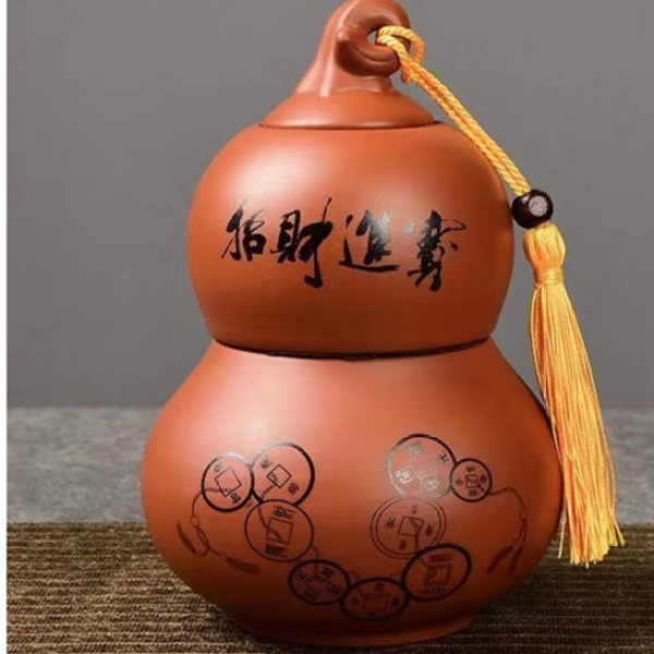 G3235-紫砂葫芦罐中号JSY