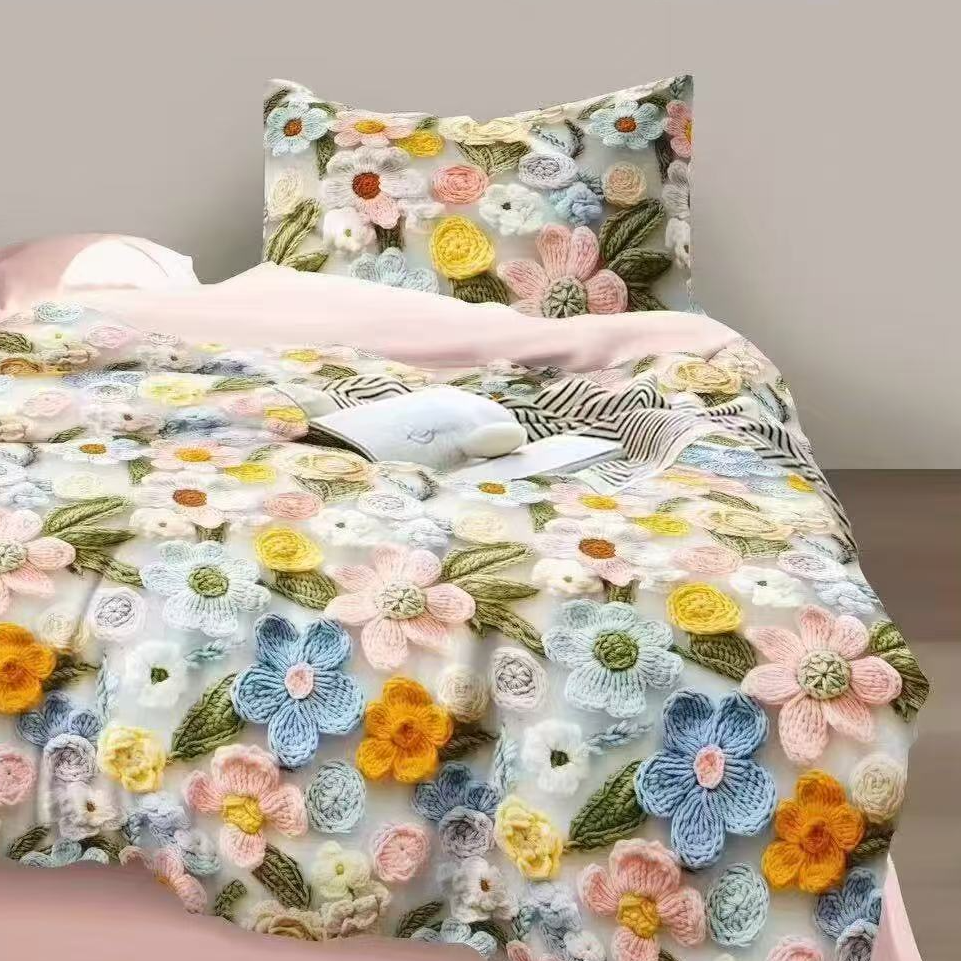 5D数码【凝香】印花磨毛新款加厚四件套家用款