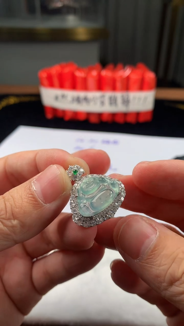 银S925镶嵌定制翡翠5053--多样性发一个