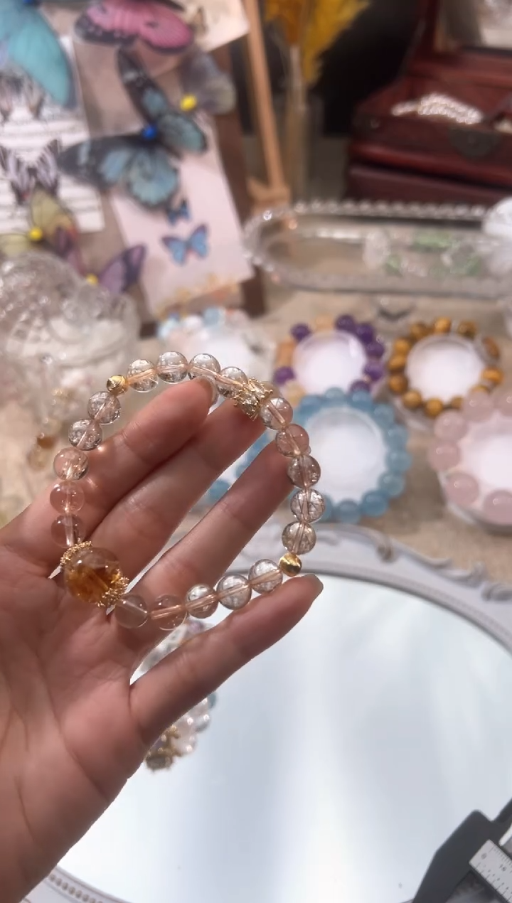 【闪购商品】水晶手链未镶嵌多样性发货发其一颜色微差