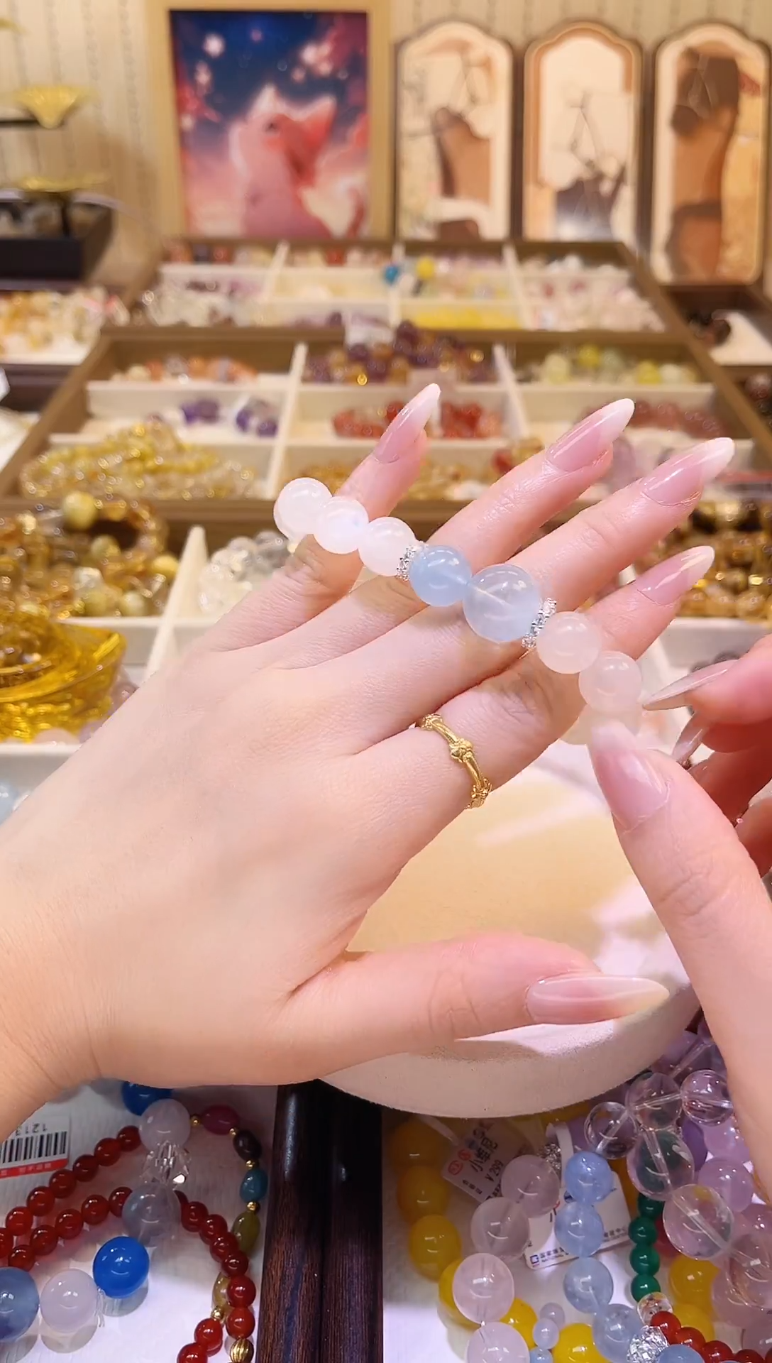 未镶嵌手链水晶2