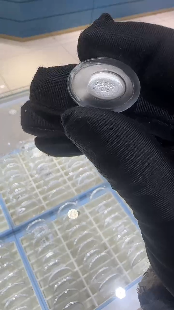 珐琅足银元宝20克版