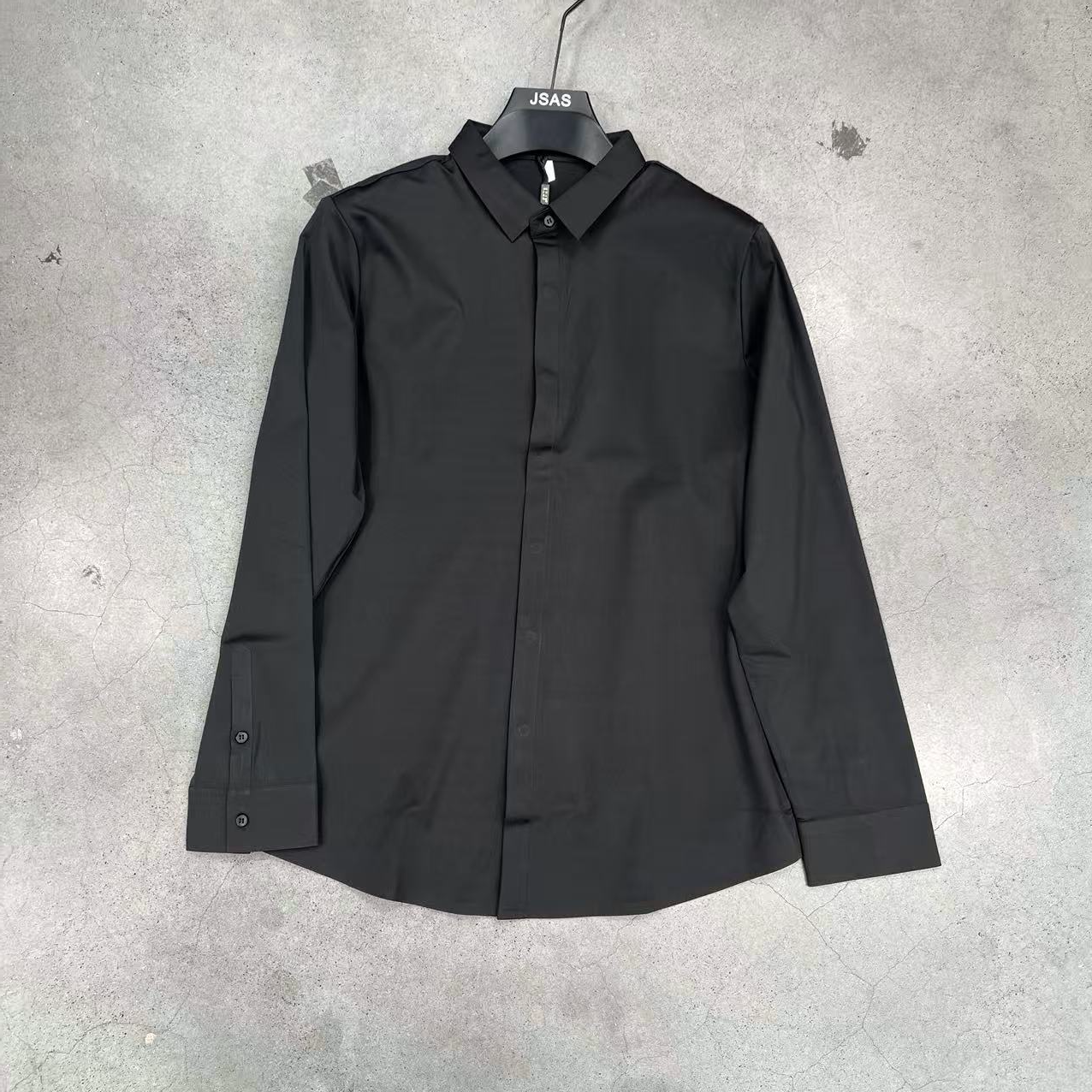 【雅痞专属】男士春秋帅气潮流免烫垂感休闲长袖衬衫39001