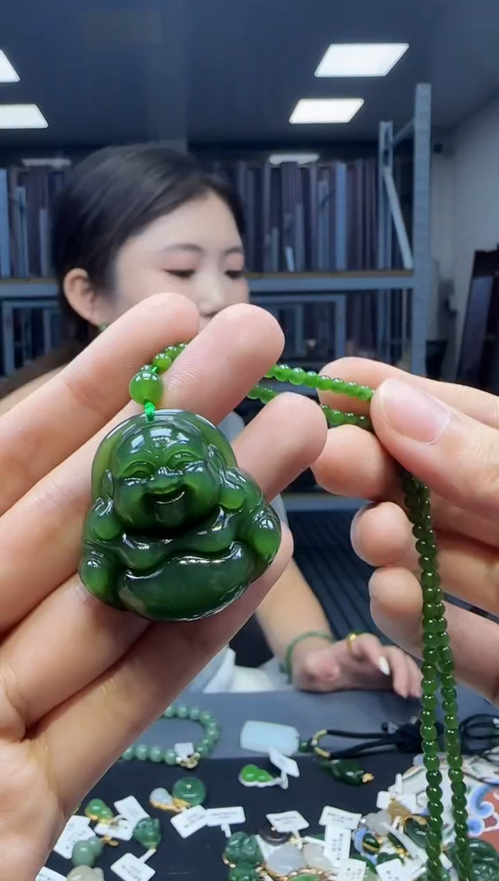 和田玉未镶嵌挂件1