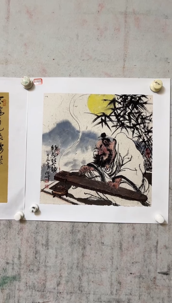 【闪购商品】国画15号林德坤老师绘画