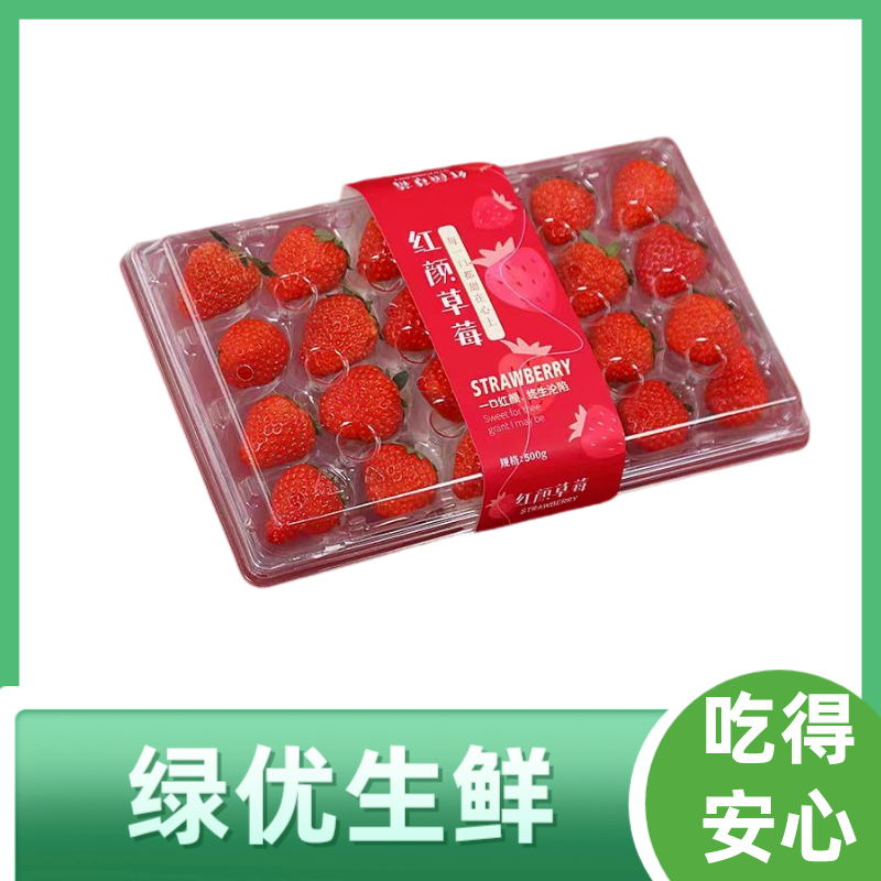 黑腰带皇后草莓约600g