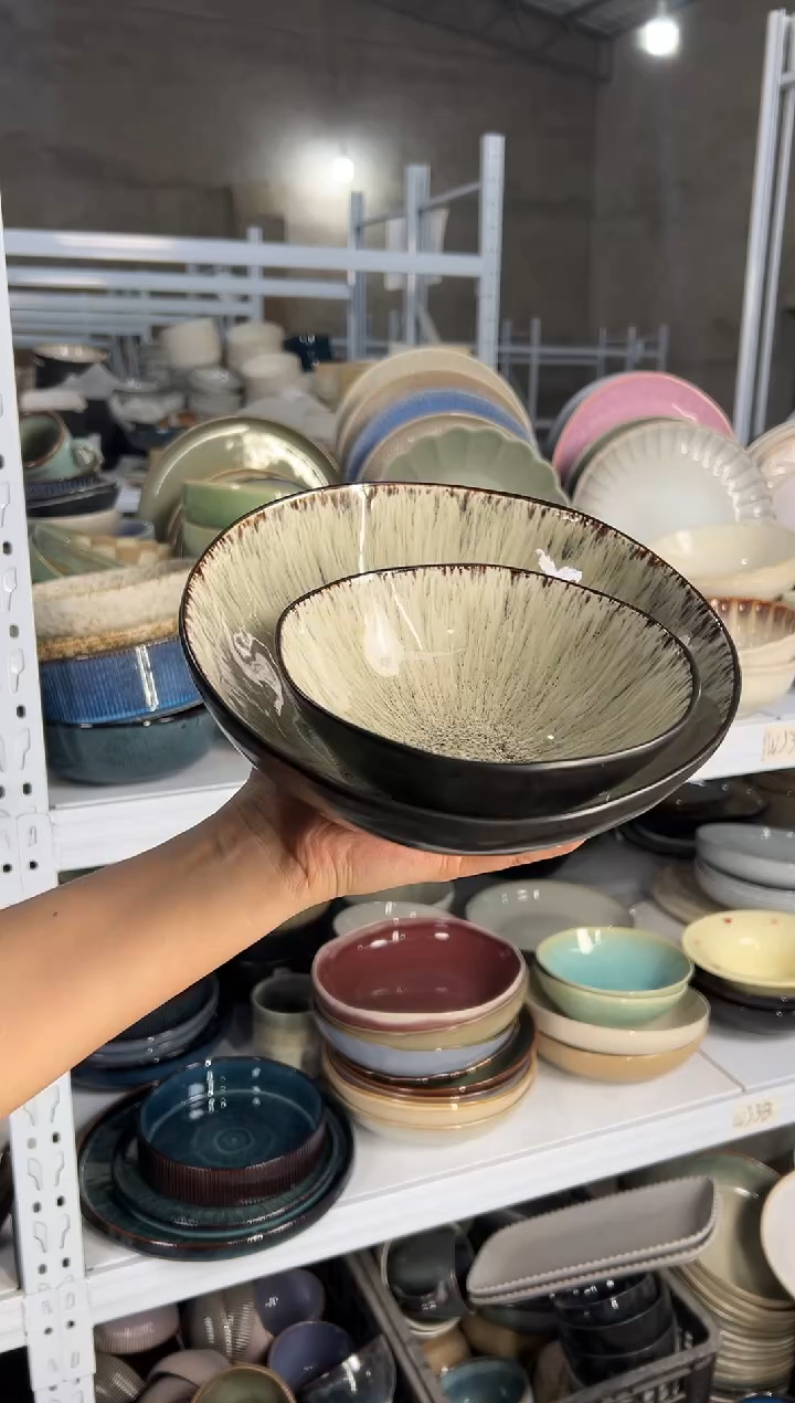 陶瓷外贸尾货瑕疵满20包邮X2 米饭碗加面碗