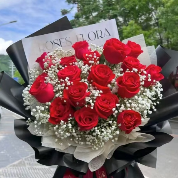 女神节玫瑰花束-一心一意