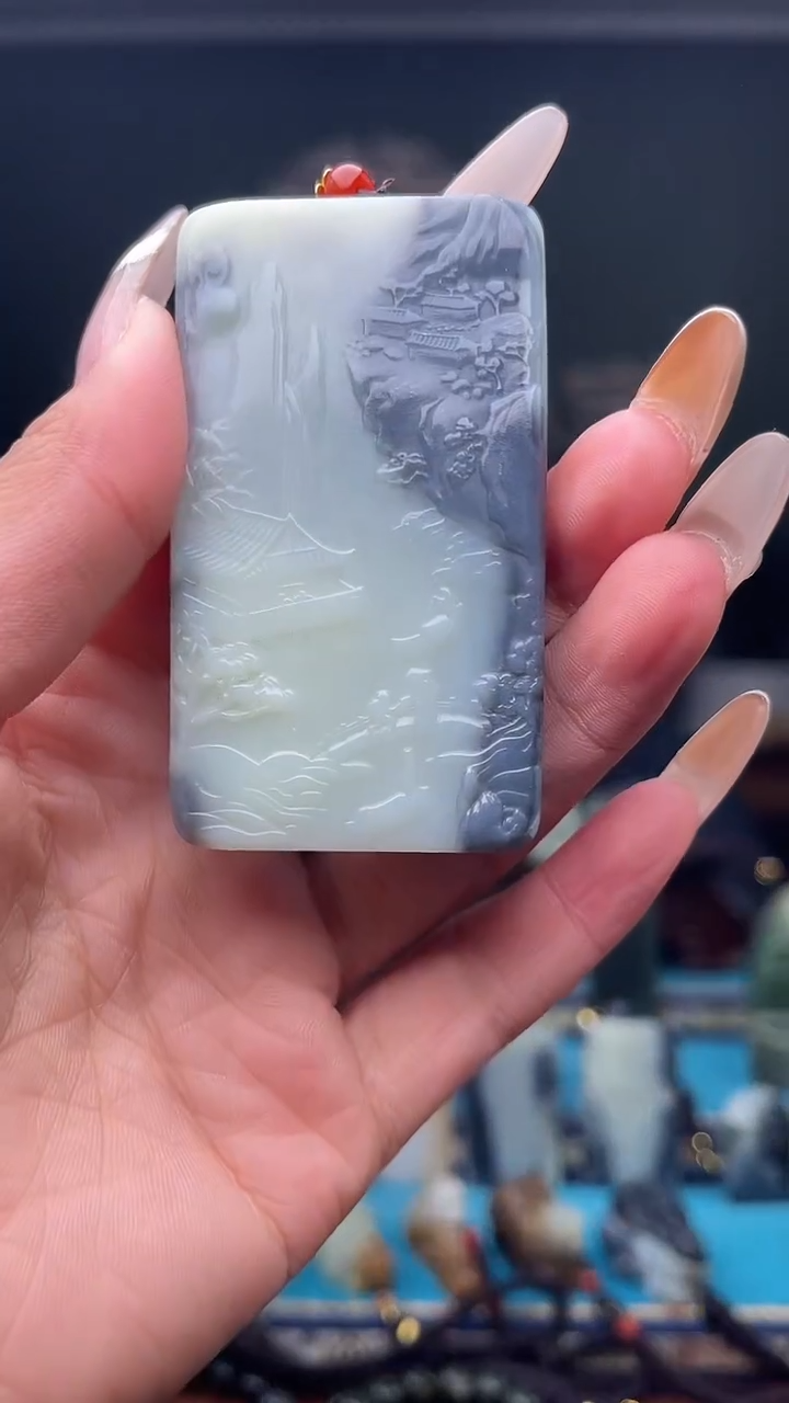 未镶嵌和田玉挂件1