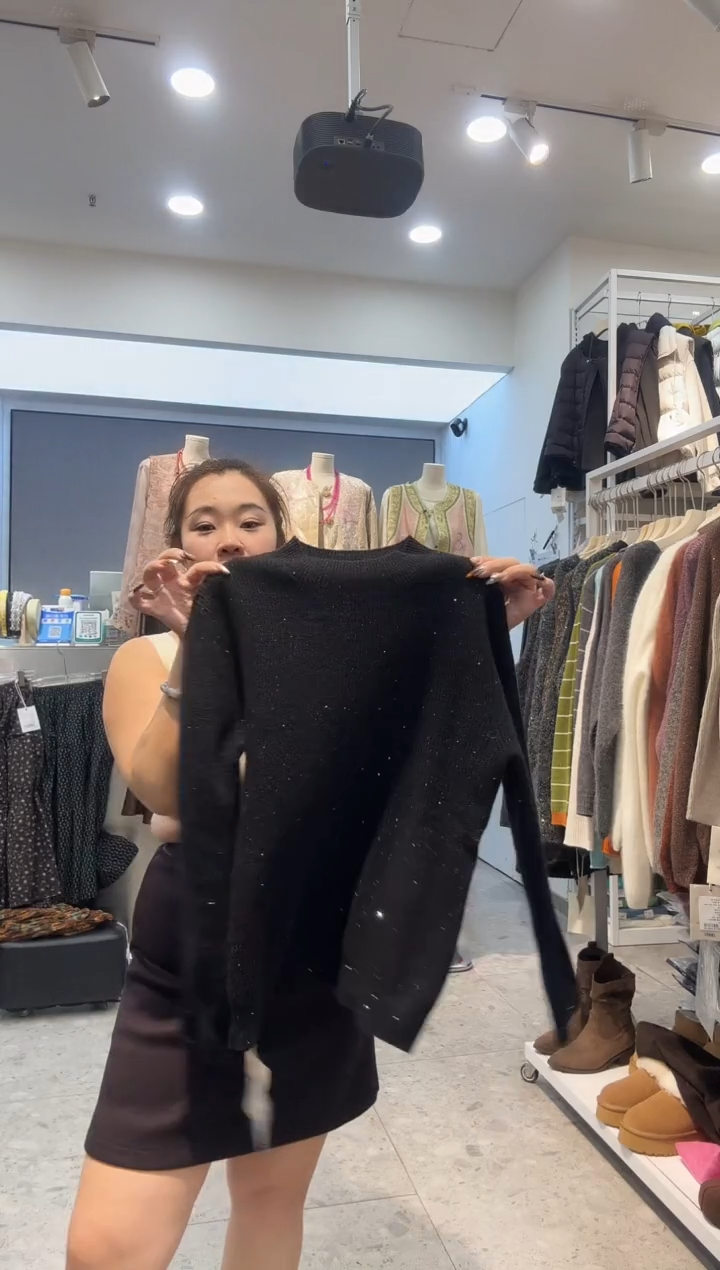 王*元宝针圆领毛衣80-135斤