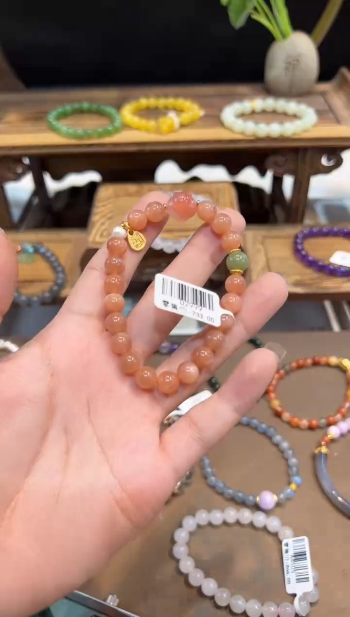 【闪购商品】长石手链未镶嵌@@手饰