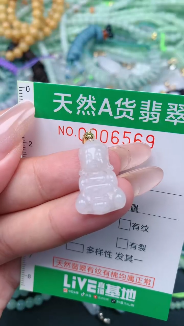 翡翠未镶嵌颈饰.0006569