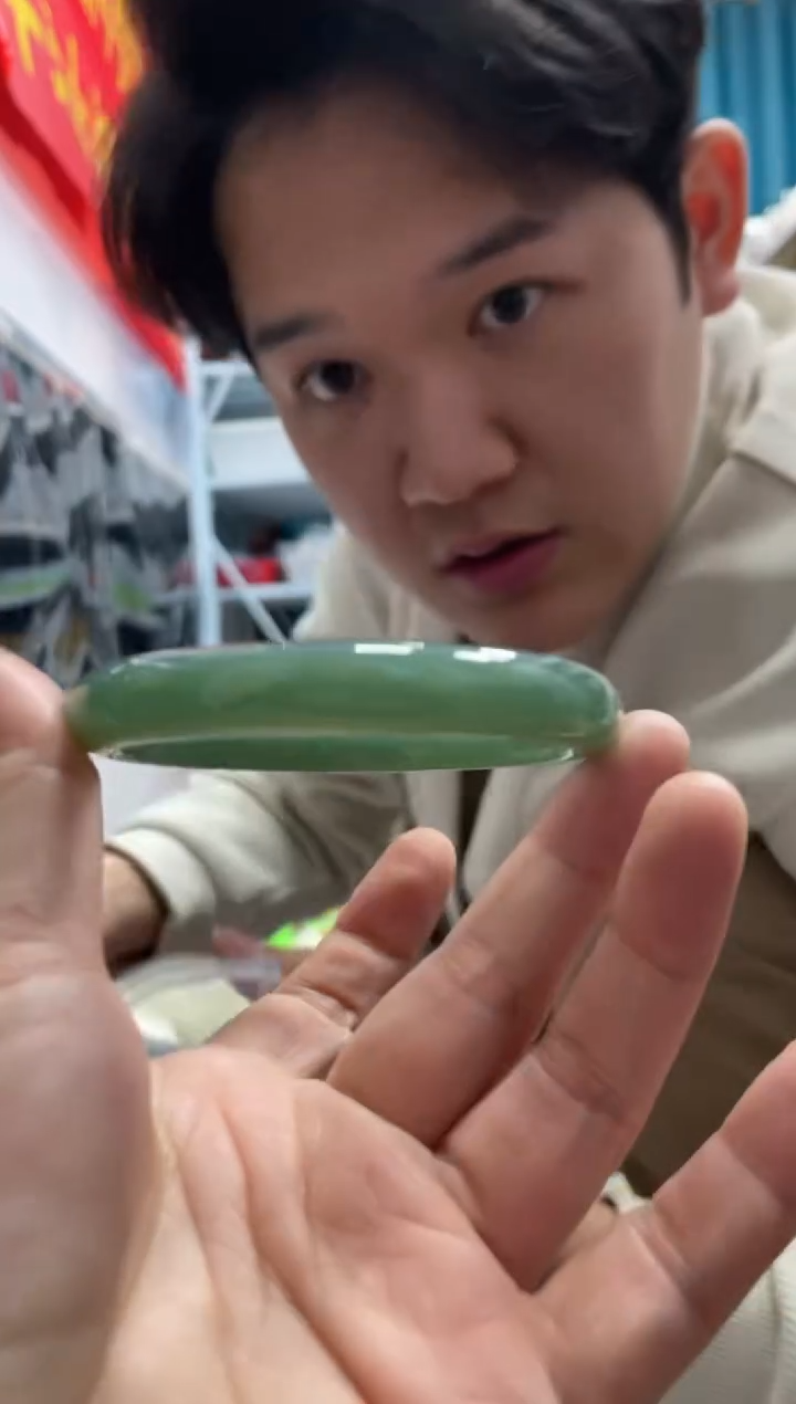 【闪购商品】和田玉颈饰未镶嵌A13且末蓝正圈57