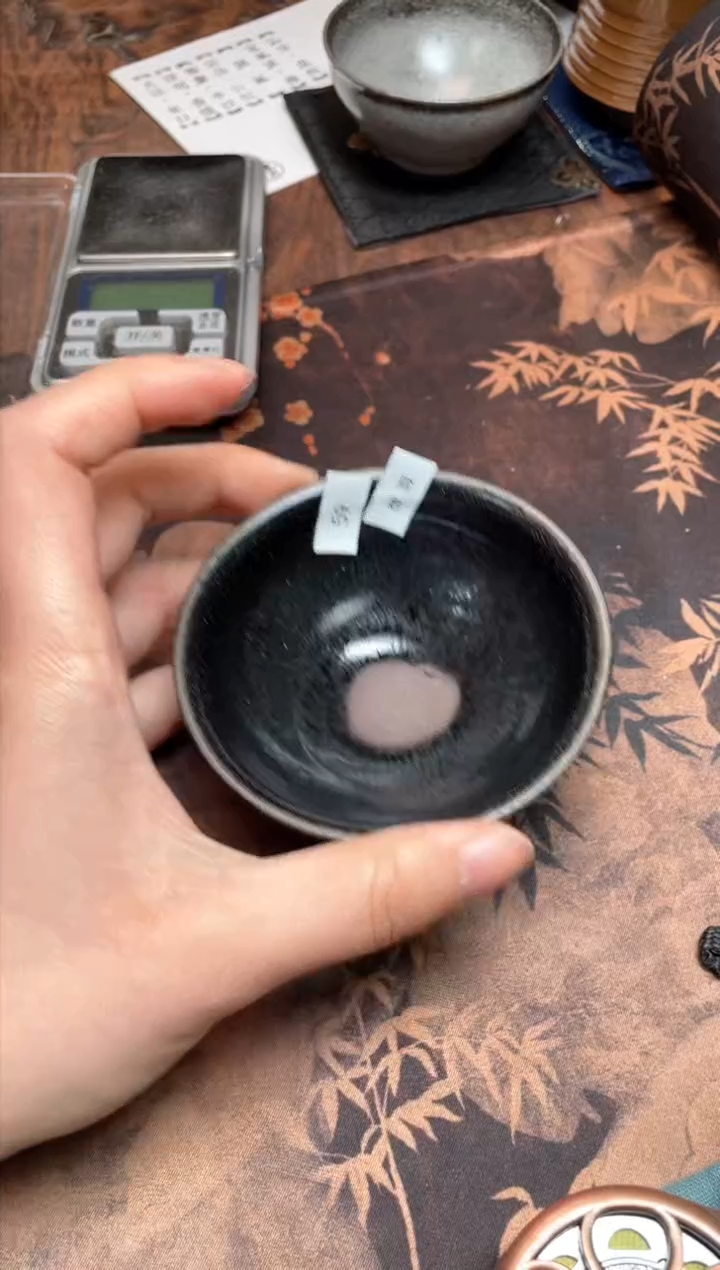 【闪购商品】茶盏59 福临号建盏主人杯（瑕疵介意勿拍）