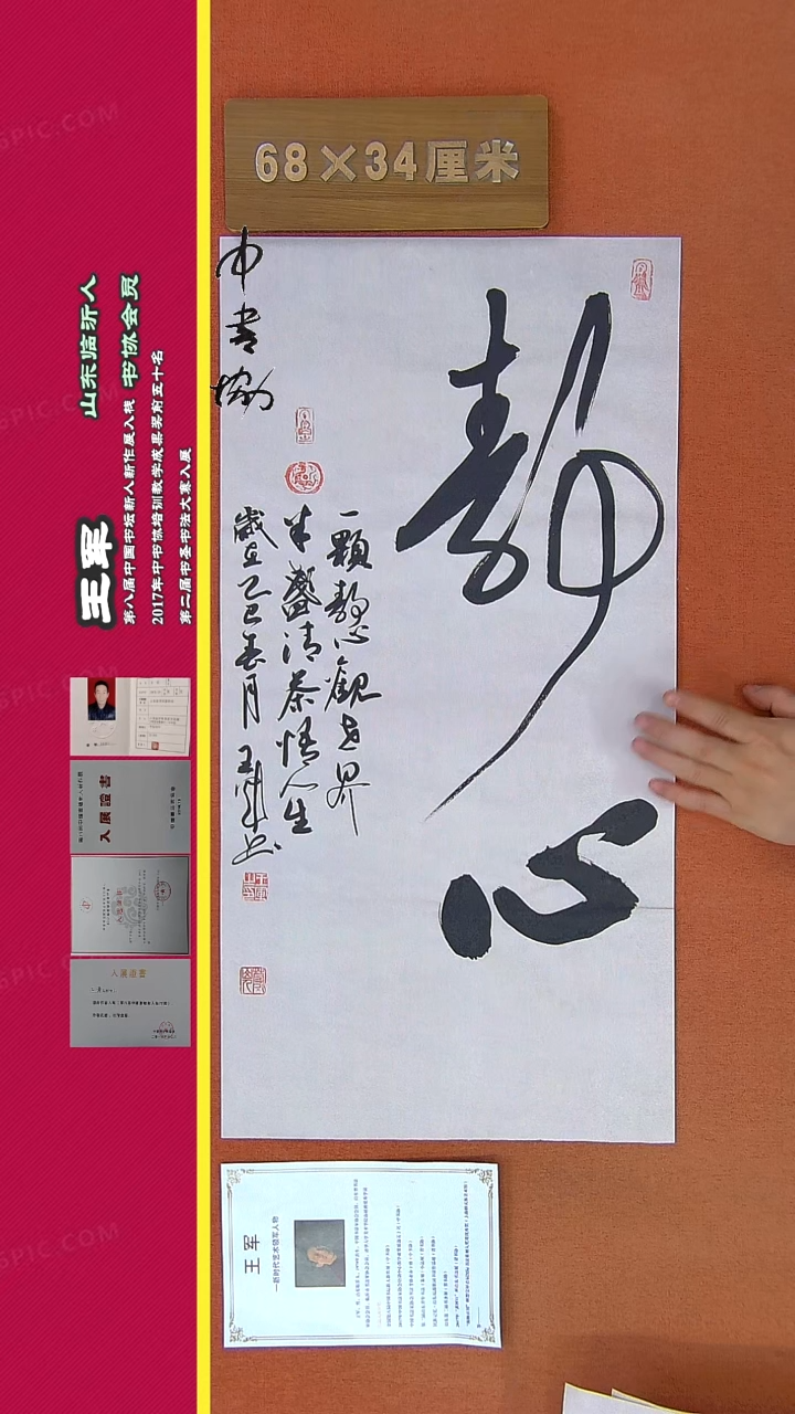 【闪购商品】书法293王军书法作品