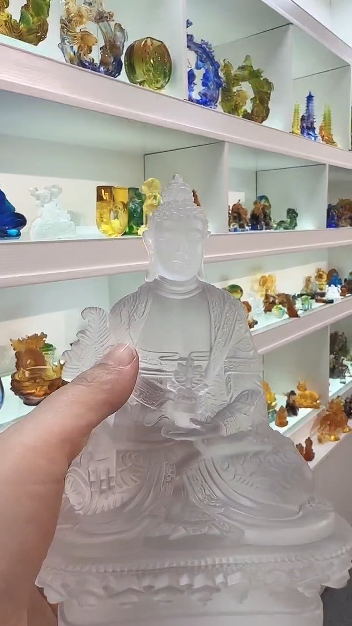 手工艺品琉璃药师佛