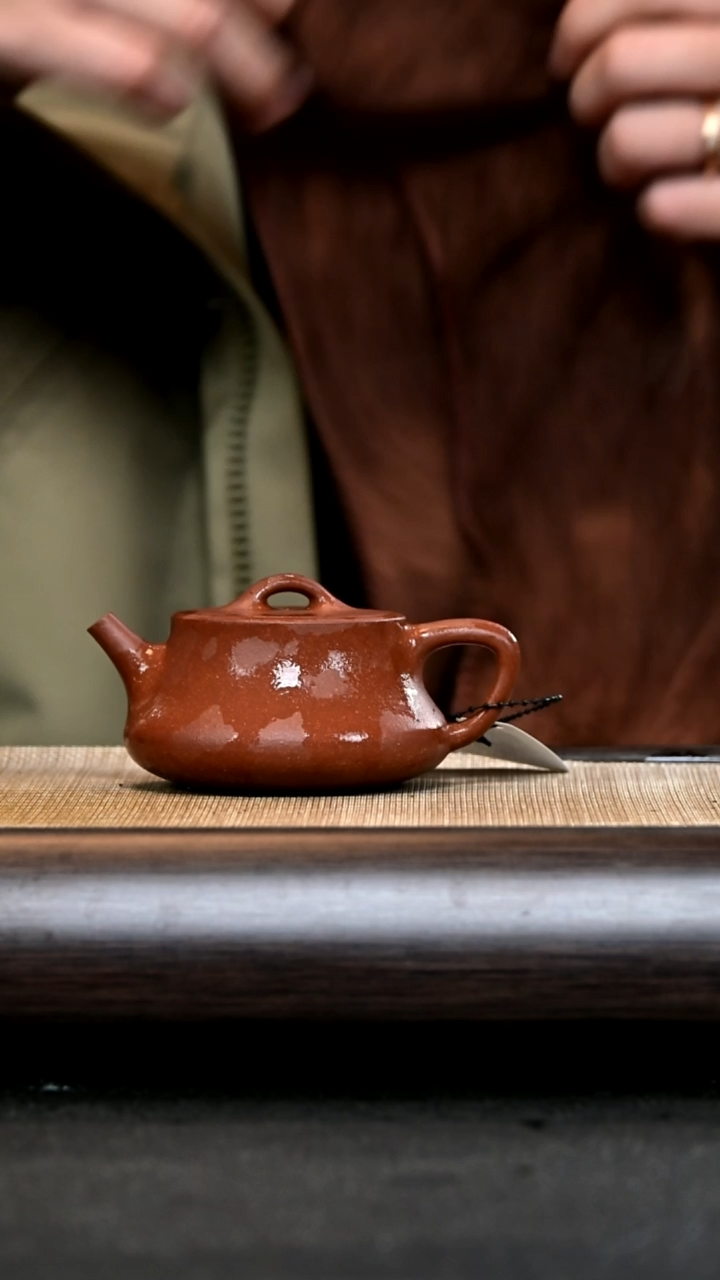 【闪购商品】紫砂茶壶DY12524 础瓢 红降坡