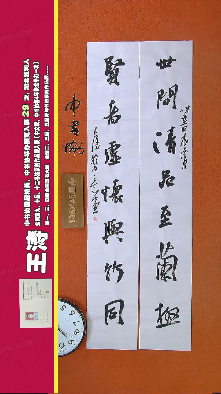 【闪购商品】书法25G王涛书法作品