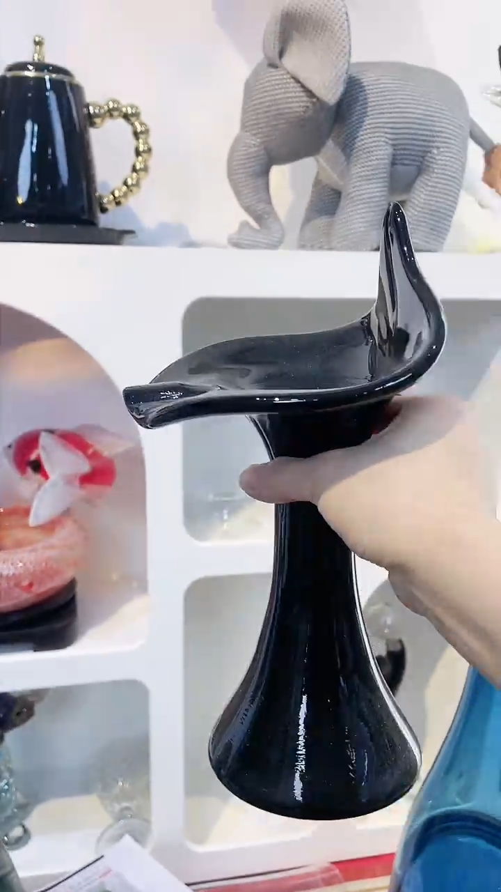 【闪购商品】琉璃马蹄莲琉璃插花瓶