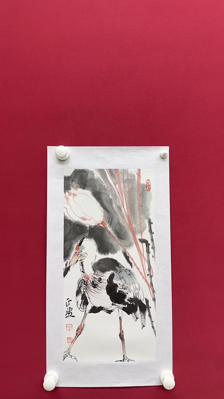 国画刘正波1平尺作品