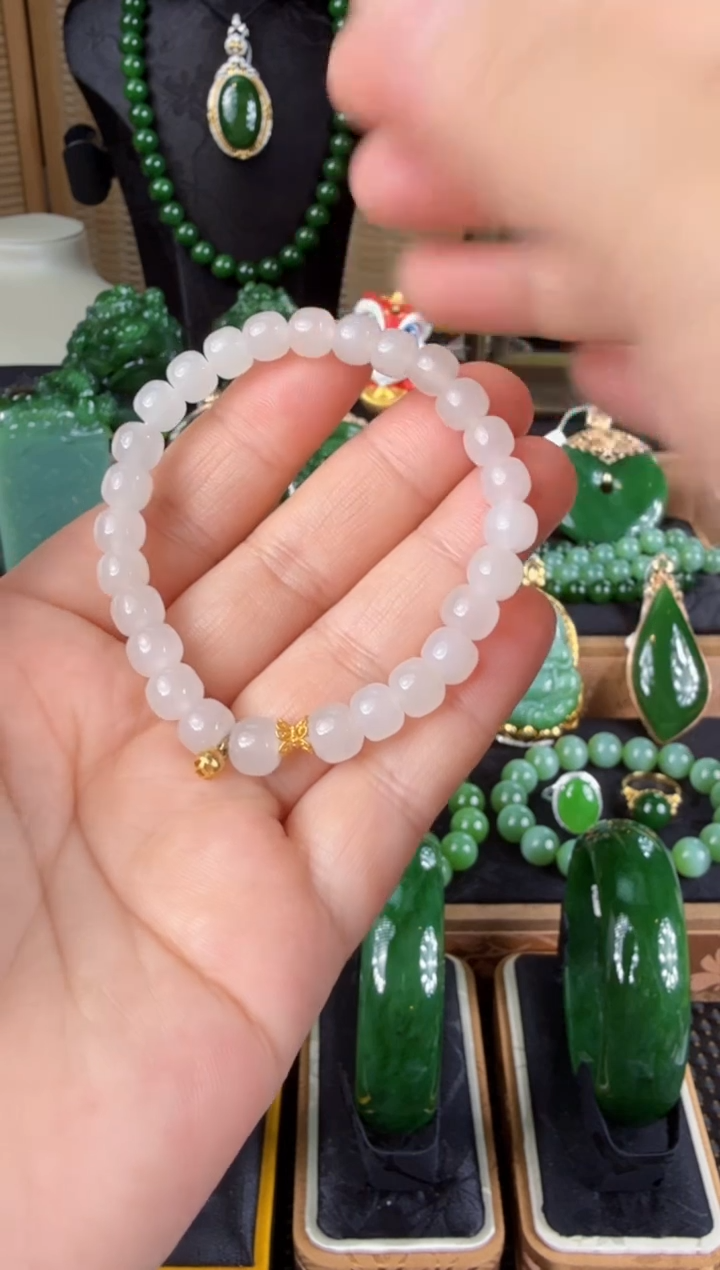 【闪购商品】和田玉（白玉）手串未镶嵌 