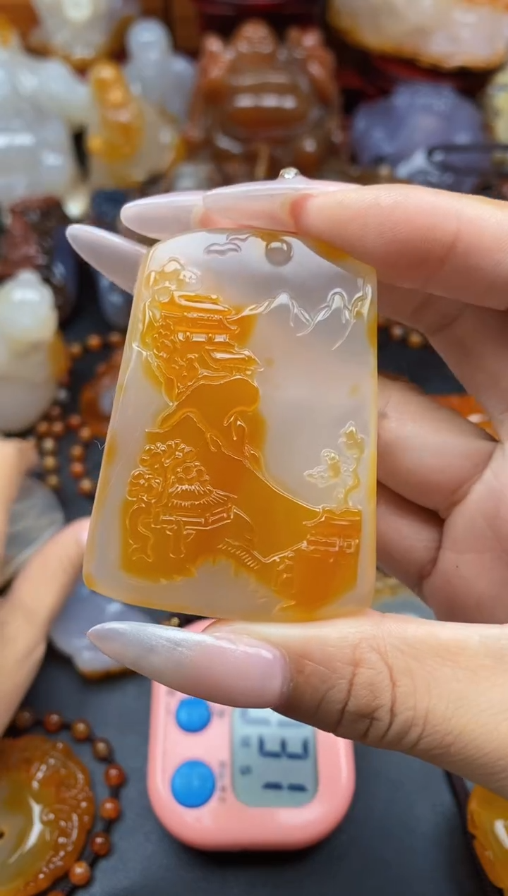 【闪购商品】玛瑙/玉髓颈饰未镶嵌ll